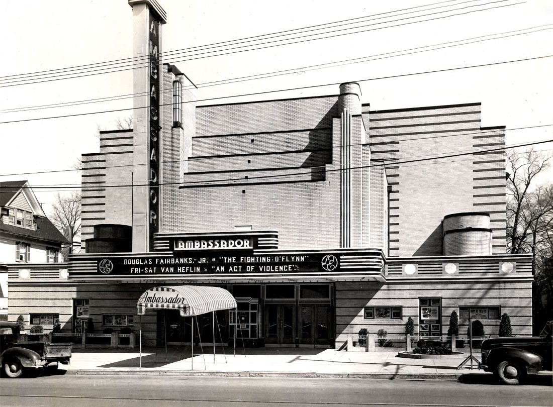 Historic photo of the Ambassador Theater