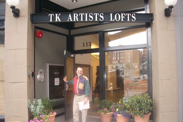 Entrance of the TK Lofts.