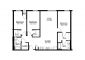 3 Bedroom Floor Plan for Unit 3BR H-ACC.