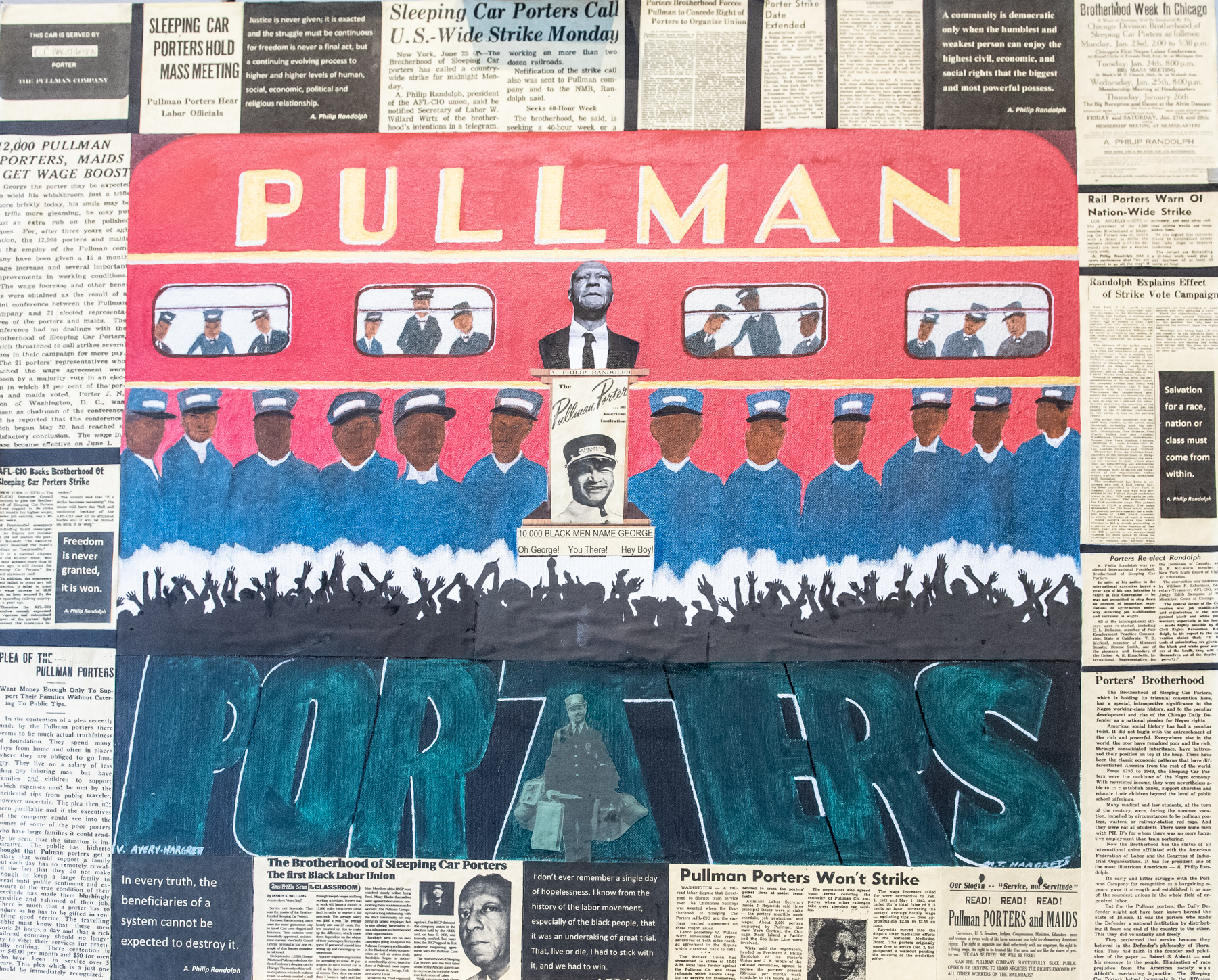 Melvin and Valerie Hagrett Pullman Artwork