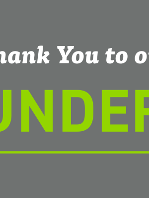 Thank you to our funders