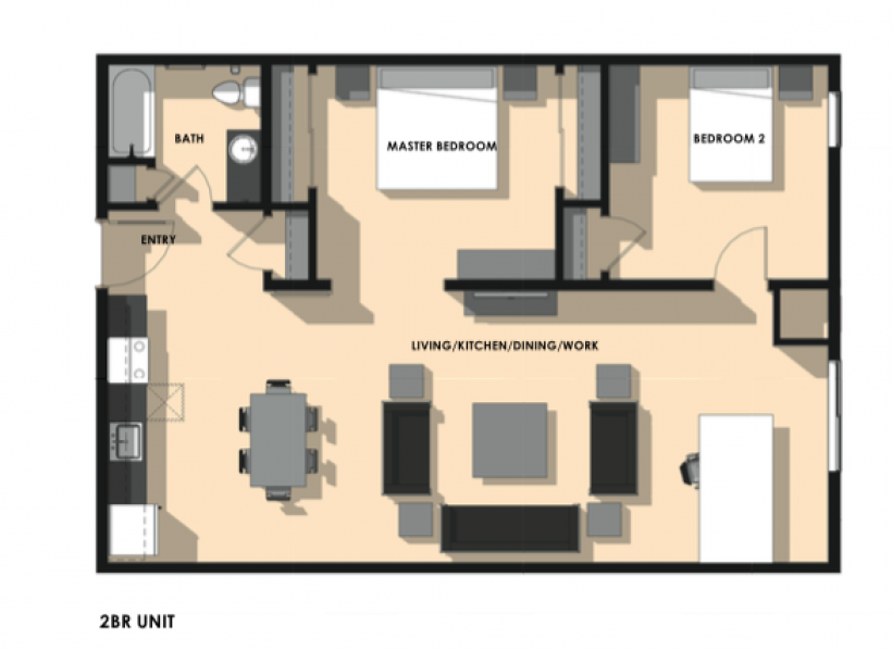 2 Bedroom