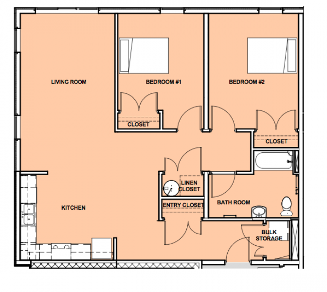 2 Bedroom