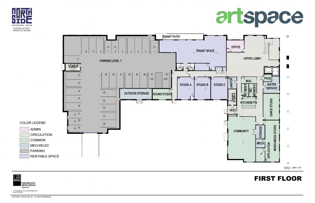 Northside Floor 1 Floor Plan.