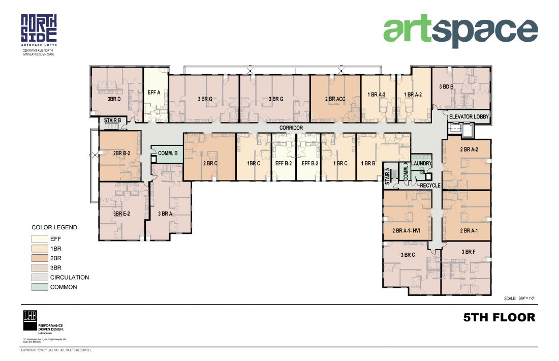 Northside Floor 5 Floor Plan.