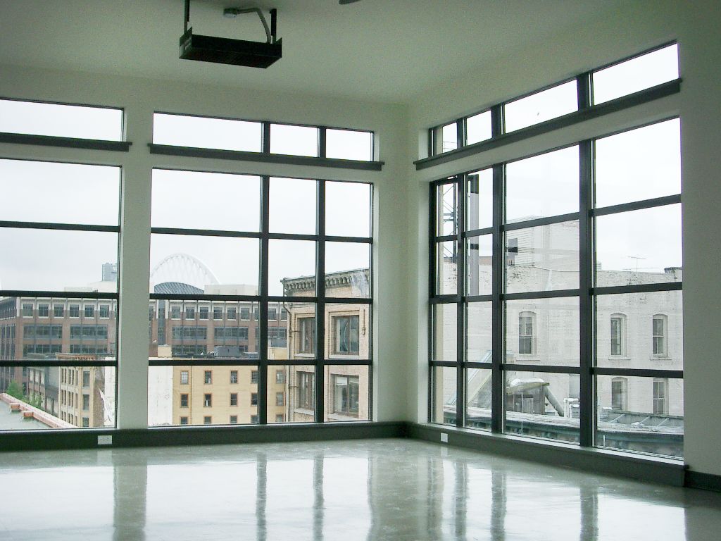 Interior Windows in the TK Lofts.