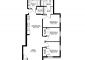 3 Bedroom Floor Plan for Unit 3BR ACC.
