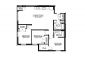 3 Bedroom Floor Plan for Unit 3BR C.