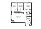 3 Bedroom Floor Plan for Unit 3BR D.