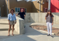 Lakota Funds Executive Director Tawney Brunsch; Artspace Senior Vice President of Properties, Greg Handberg; and First Peoples Fund Executive Director Lori Pourier at the newly constructed Oglala Lakota Artspace Building