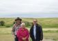 Group photo on the Pine Ridge Reservation with Friends Craig (CAIRNS), Peter Strong, and resident writer.