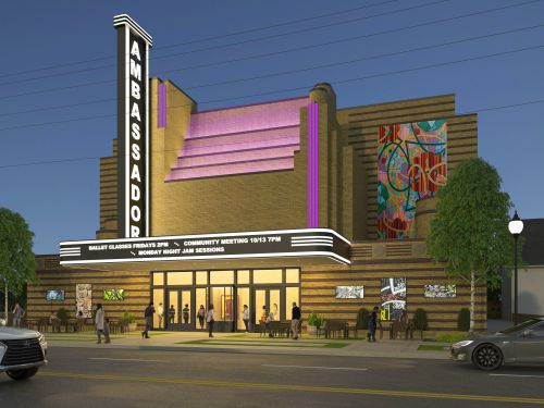 Conceptual rendering of future Ambassador Theater - Baltimore, Maryland