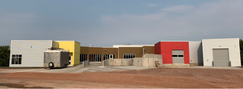 The newly constructed Oglala Lakota Artspace on the Pine Ridge Reservation in South Dakota