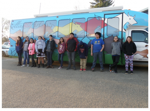 Cheyenne River Youth group photo.