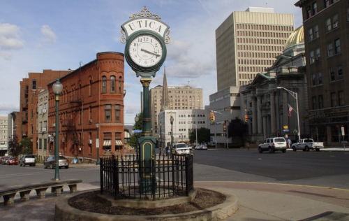 view of the city of Utica