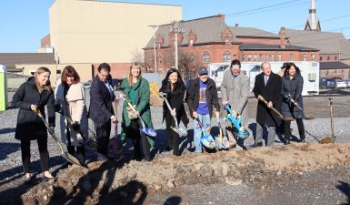 Officials break ground on Artspace Utica Lofts