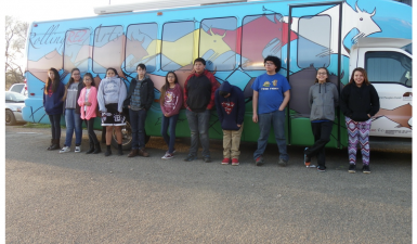Cheyenne River Youth group photo.